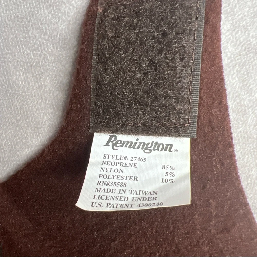 VTG Remington Realtree Extra Brown Neoprene Face Mask Fleece Lining Ear Flaps